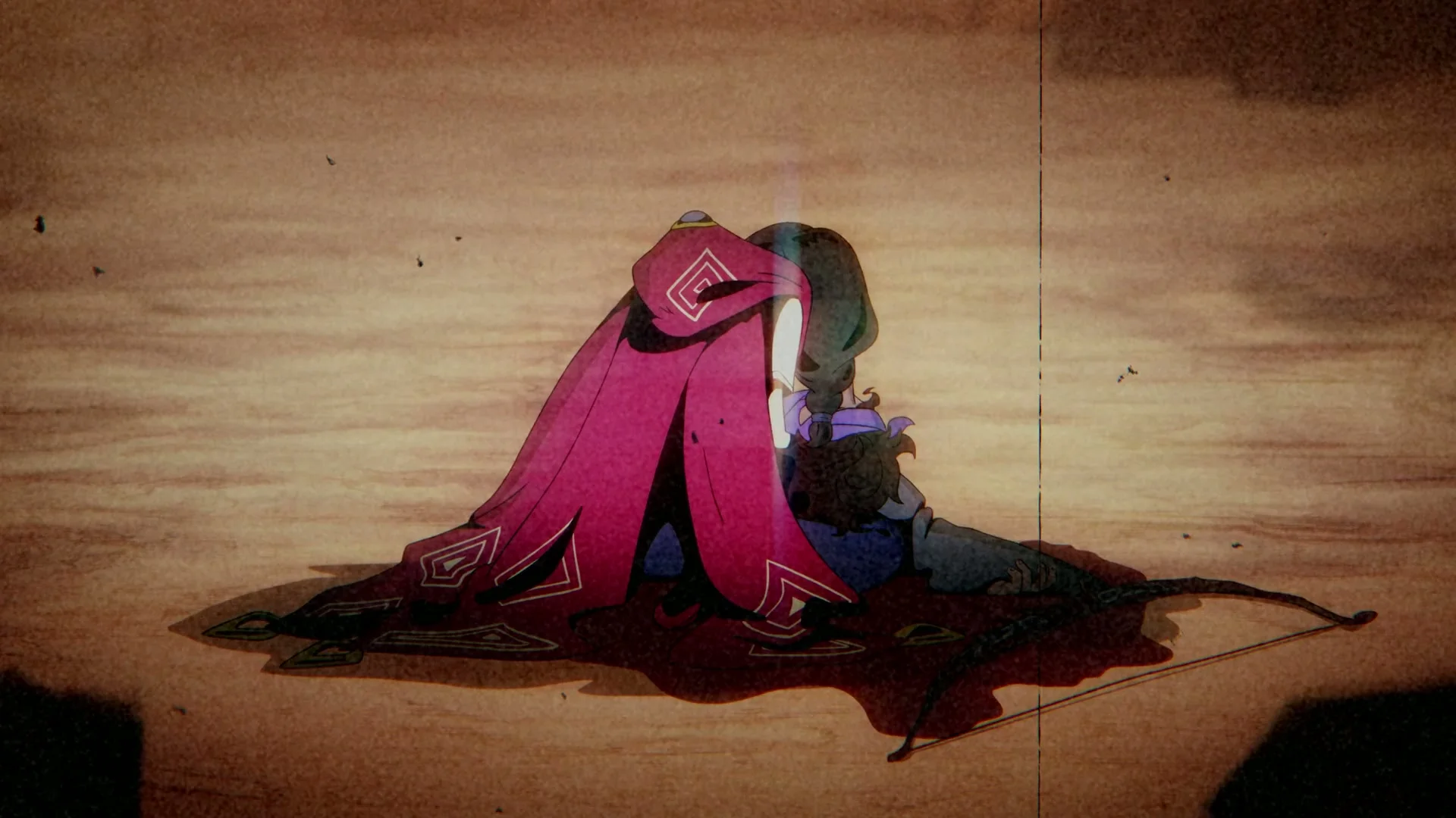 Zarqa in a moment of grief from Nomad: The Legend of Zarqa