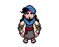 Amir idle, pixel art animation