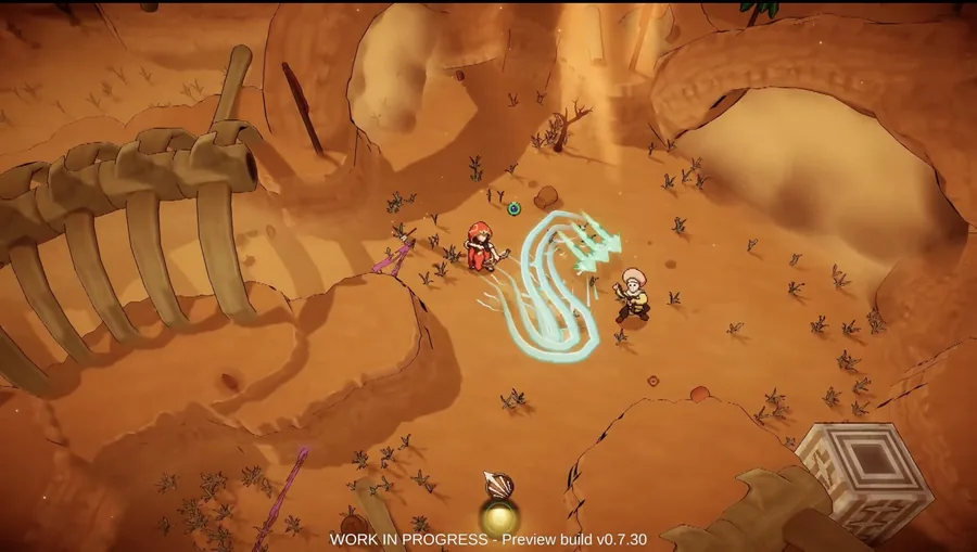 Nomad gameplay, zarqa cuts through a fighter with a wind slash