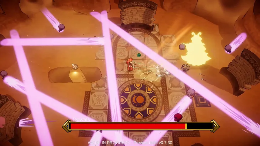 Nomad gameplay, dowais floods the arena with crossing beams