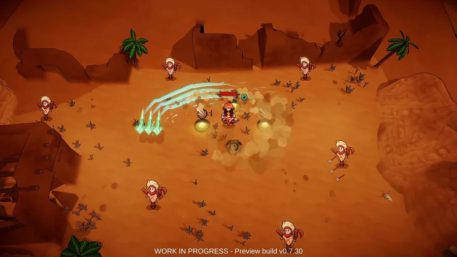 Nomad gameplay, masked raiders circle Zarqa in the open sand