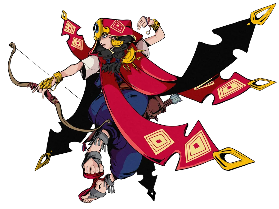 Zarqa cape spread render, transparent background